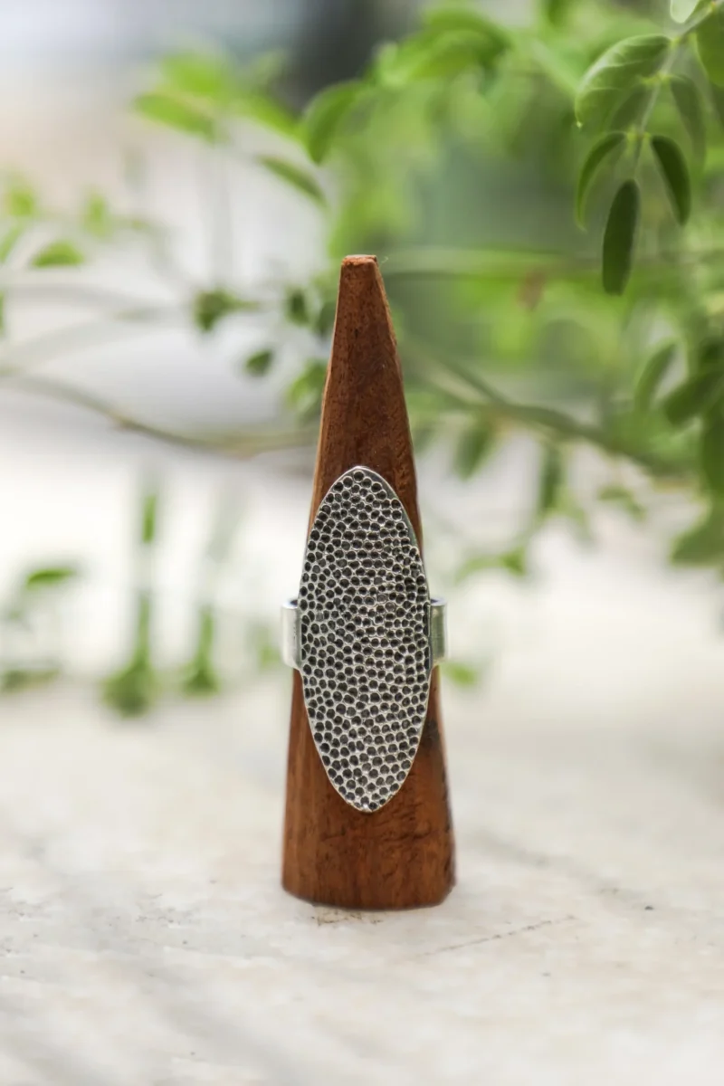 Anneau de bouclier martelé