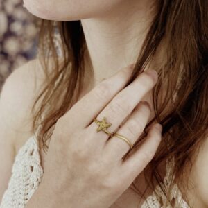 Sea-Inspired Star Fish Ring