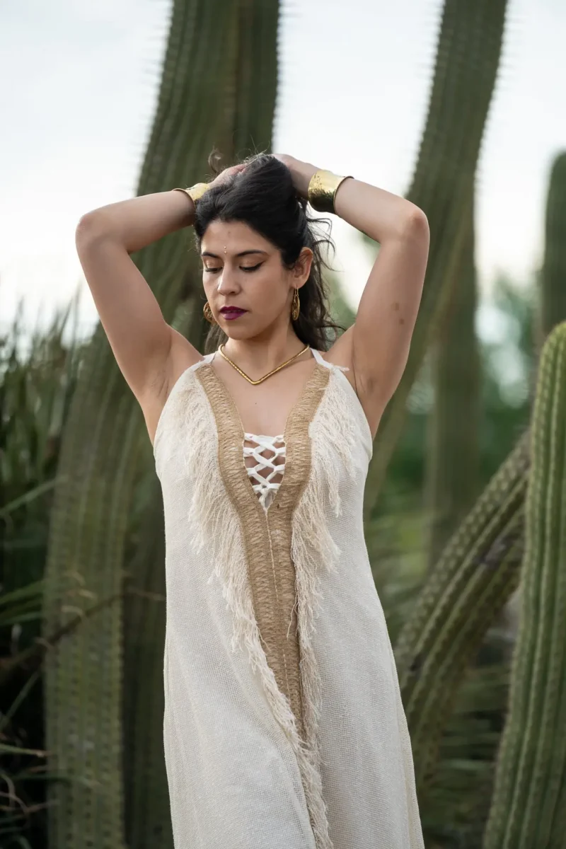 Patricia Abito con frange