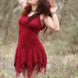 4 Backless Hood Dress