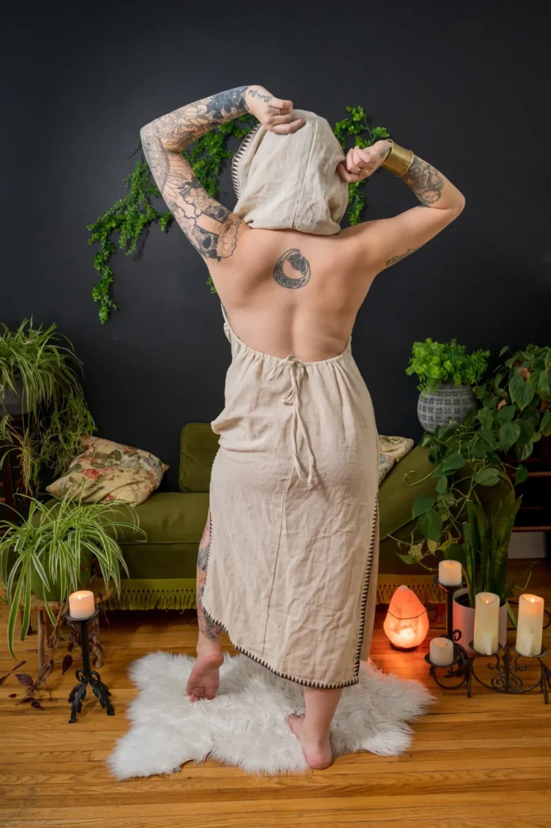 Robe à capuche Faya