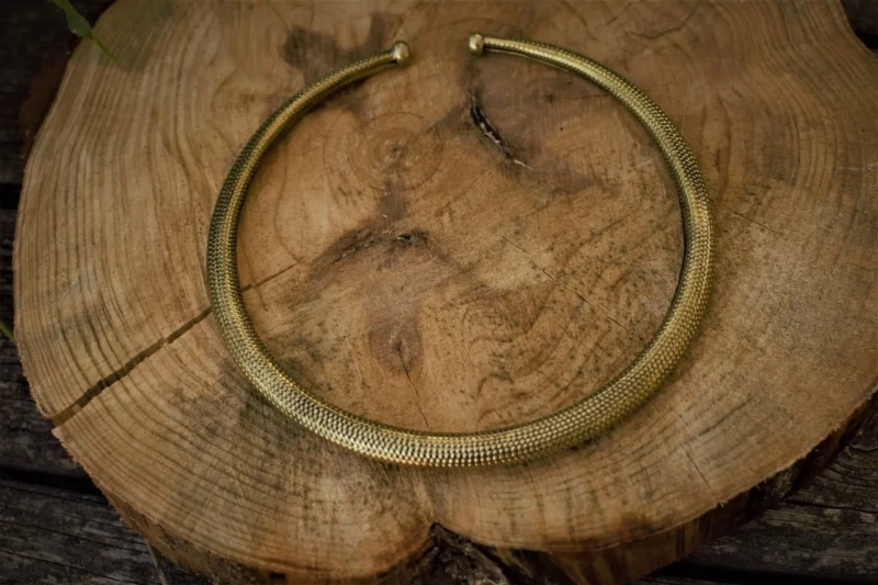 Golden Dotted Choker