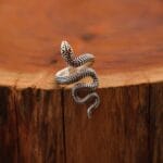 Bague ajustable Serpent
