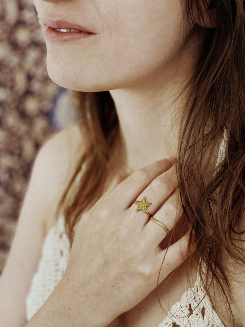 Sea-Inspired Star Fish Ring