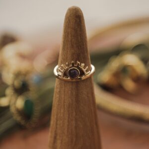 5 Bohemian Eye Symbol Ring