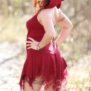 5 Backless Hood Dress