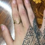 Rentierhorn Ring
