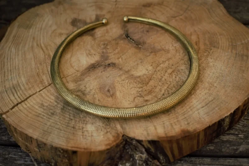 Golden Dotted Choker