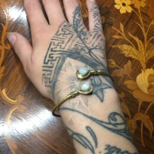 Bracelet en pierre de lune