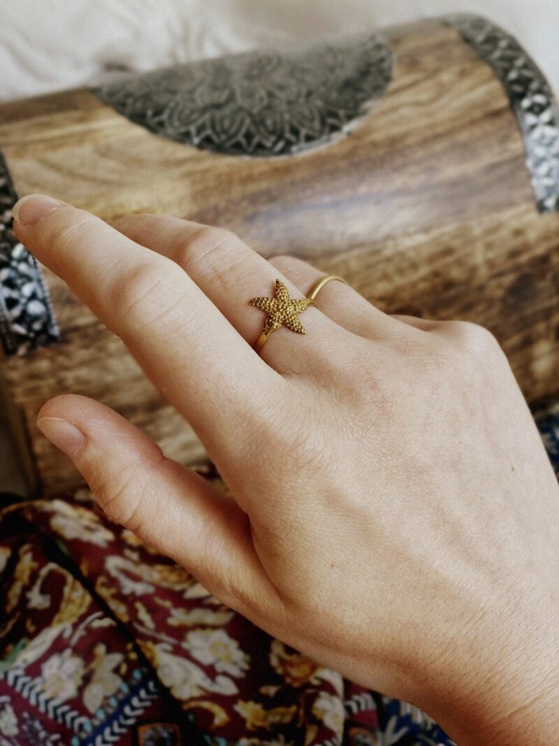 Sea-Inspired Star Fish Ring
