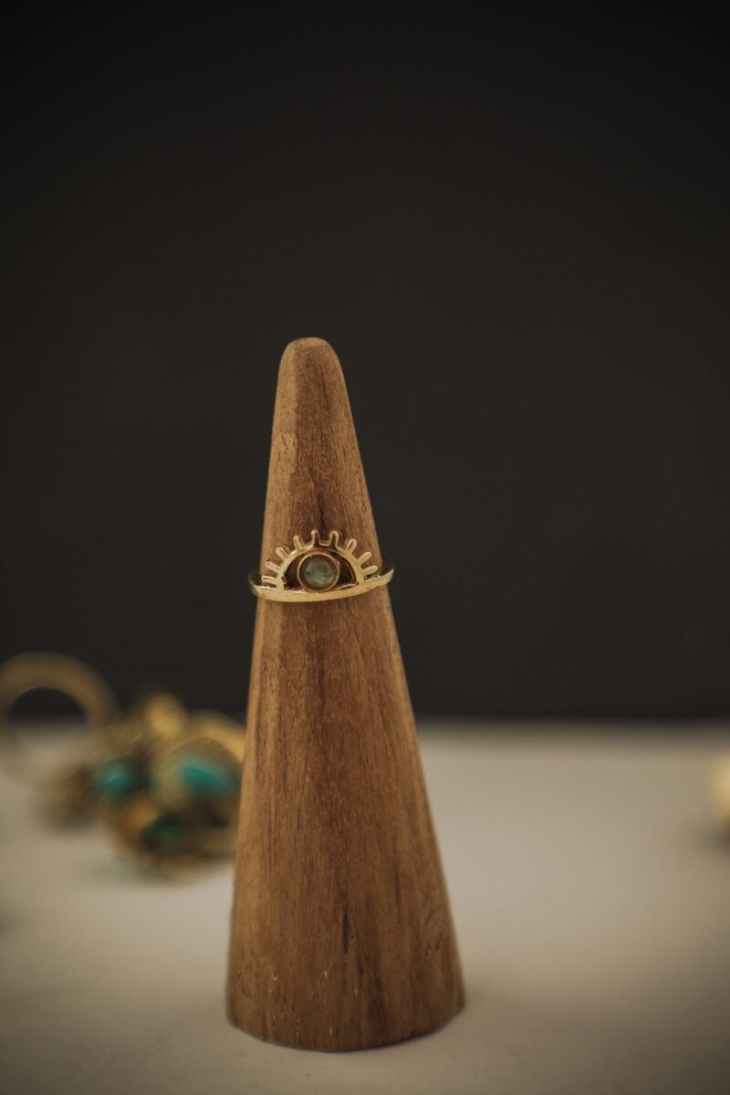 Anello simbolo occhio bohémien
