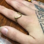 Rentierhorn Ring