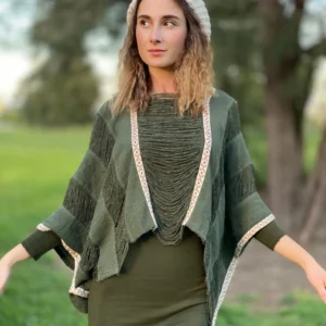 Poncho Hilos de Marfil