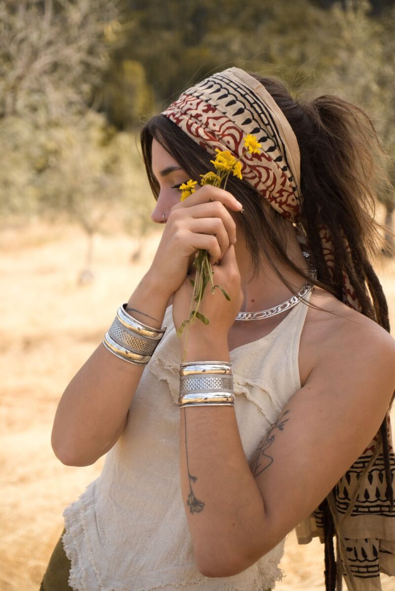 Bracelet manchette tribal