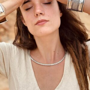 Bracelet manchette tribal