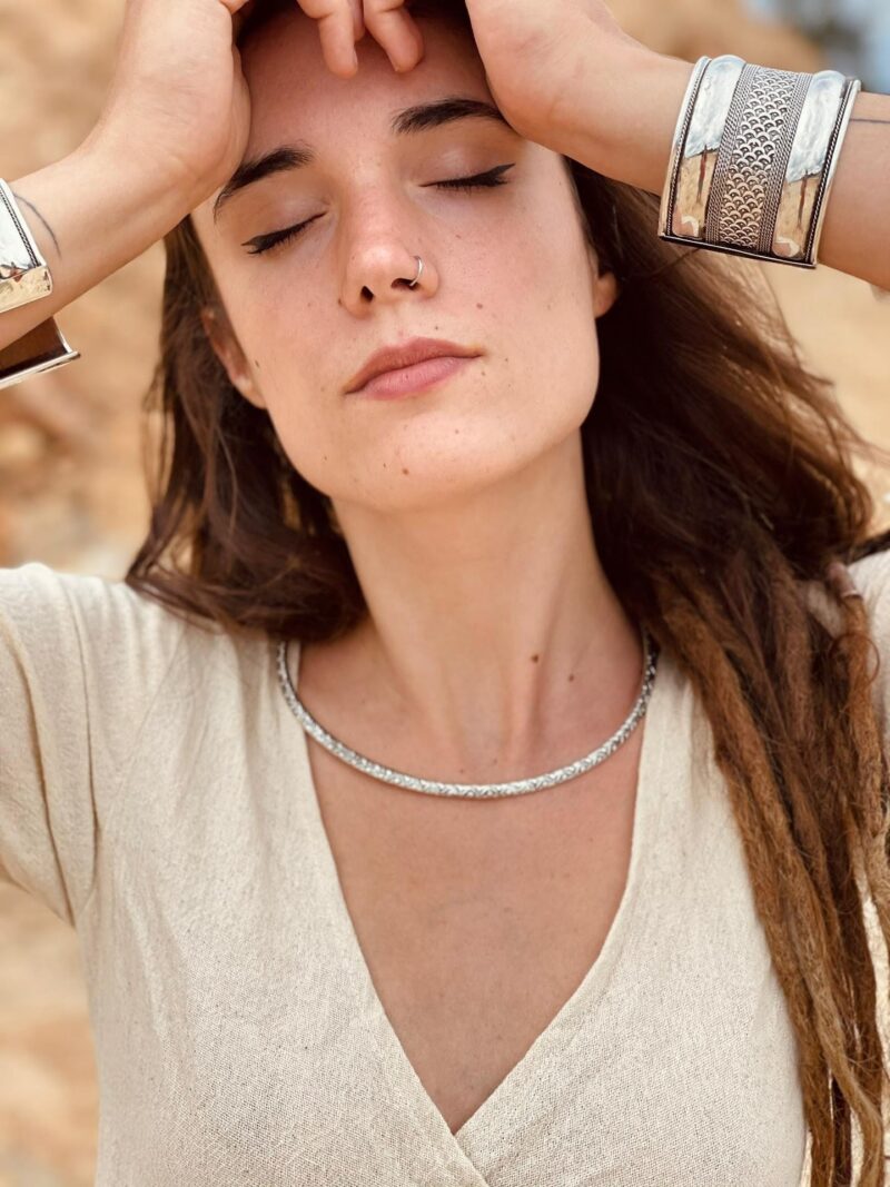 Bracelet manchette tribal