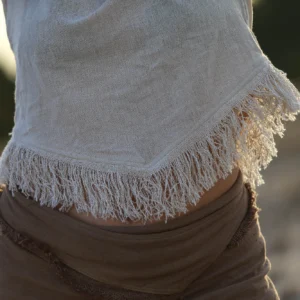 Fringed Cotton Top