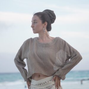 A6304210 Tropical Breeze Knit Top