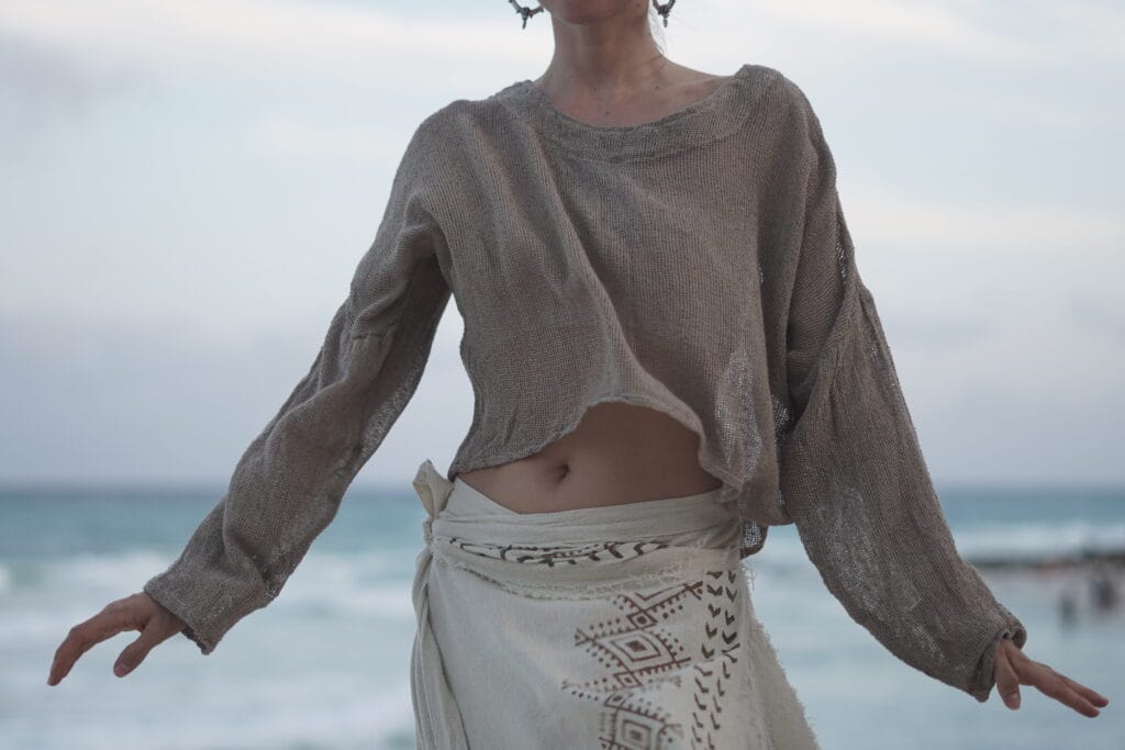 A6304212 Tropical Breeze Knit Top