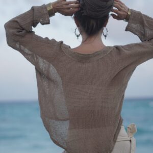 A6304227 Tropical Breeze Knit Top