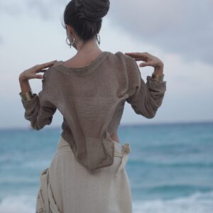 A6304246 Tropical Breeze Knit Top