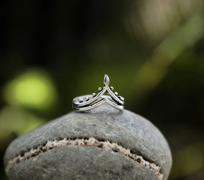 Anillo Dorado Chevron