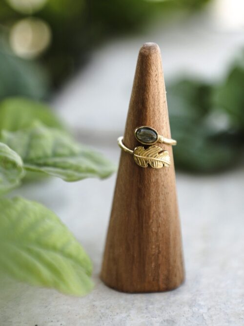 Leaf Wrap Adjustable Ring