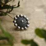 Sunburst Pattern Statement Ring