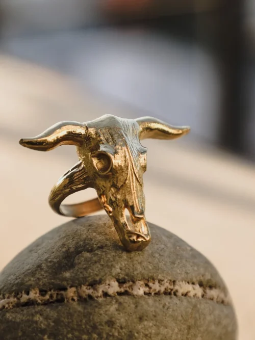 Cow Skull Ring