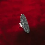 Hammered Shield Ring