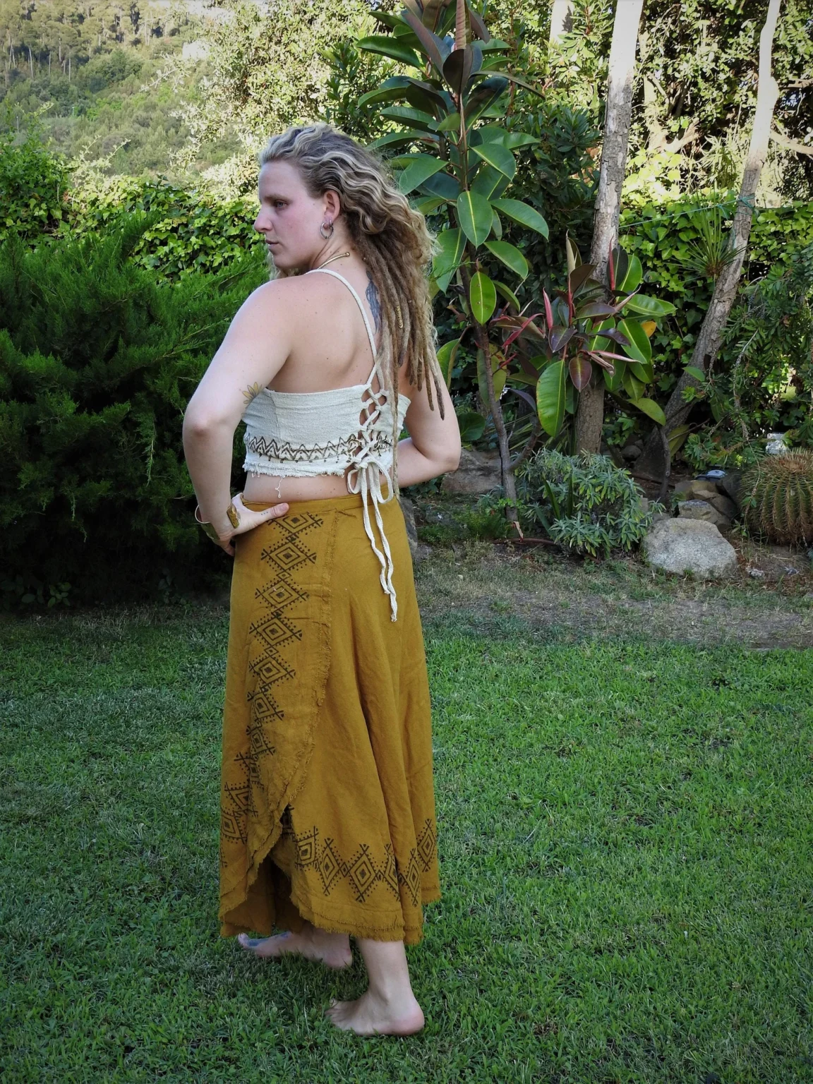 Tribal Rock mit Blockdruck