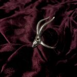Bague en corne d’oryx fabriquée à la main