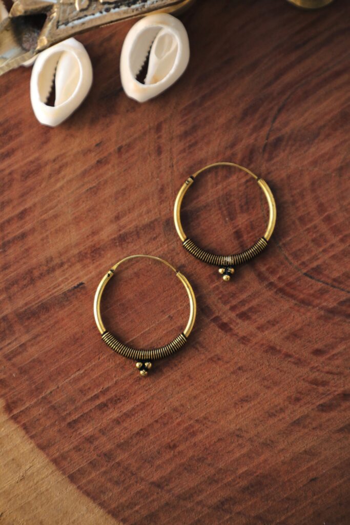Tribal Hoop Earrings