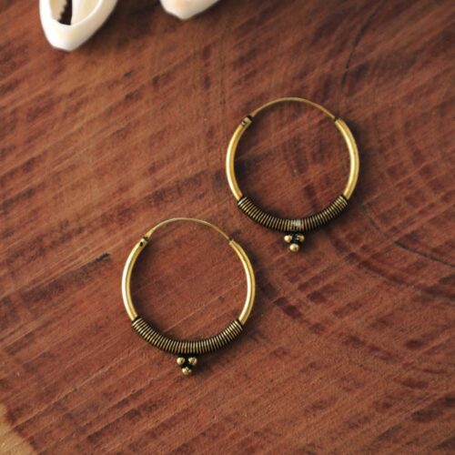 Tribal Hoop Earrings