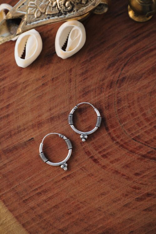 Pendientes de aro tribales