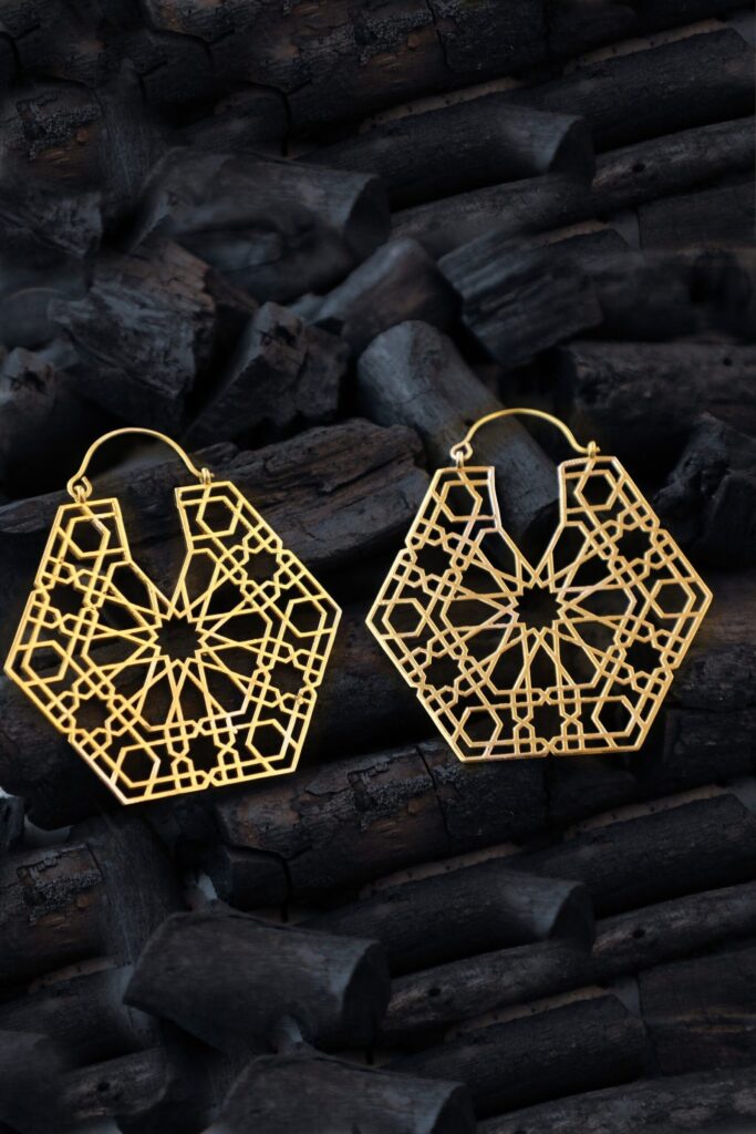 Boucles d’oreilles géométriques
