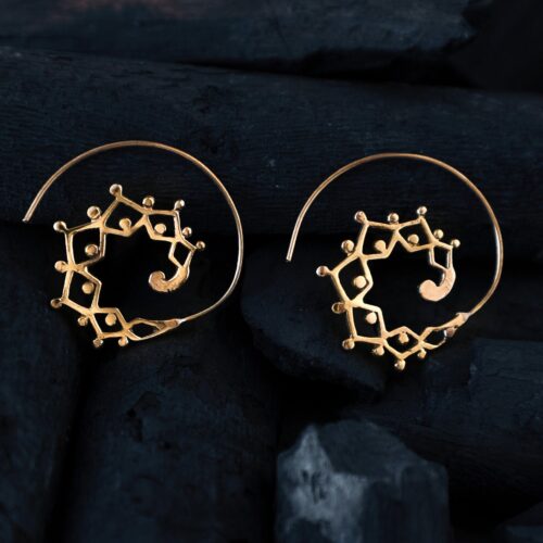 Tribal Spiral Earring