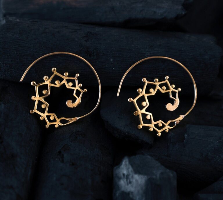 Tribal Spiral Ohrring