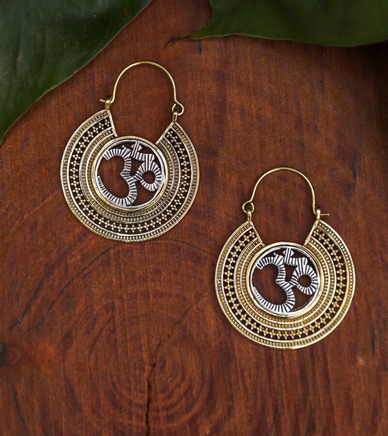 Om Earrings