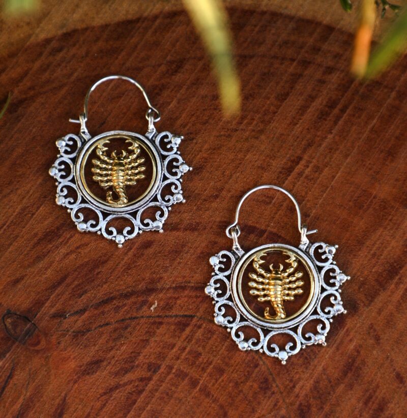 Boucles d’oreilles Scorpion