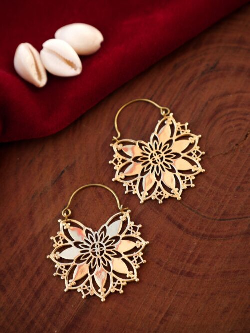 Geometric Star Earrings