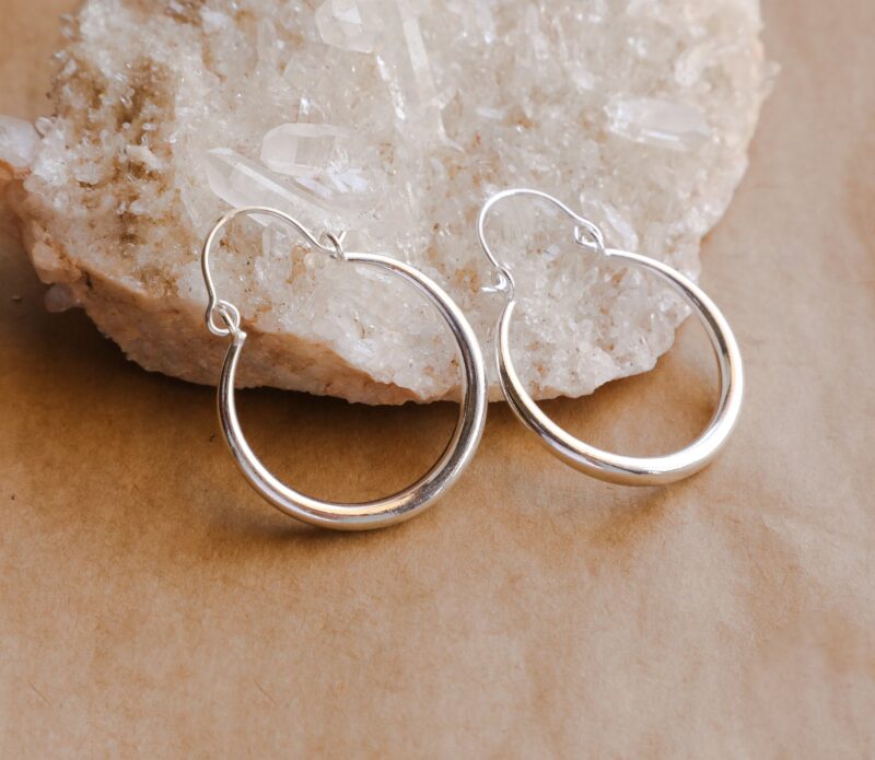 Pendientes de aro tribales