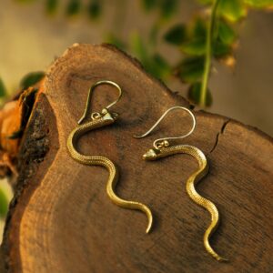 Boucles d’oreilles serpent