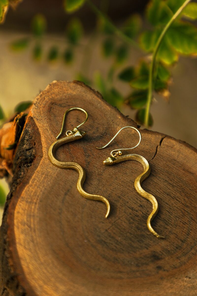 Boucles d’oreilles serpent