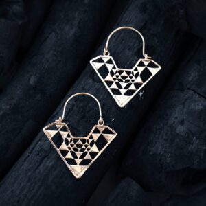 Boucles d’oreilles créoles Sriyantra