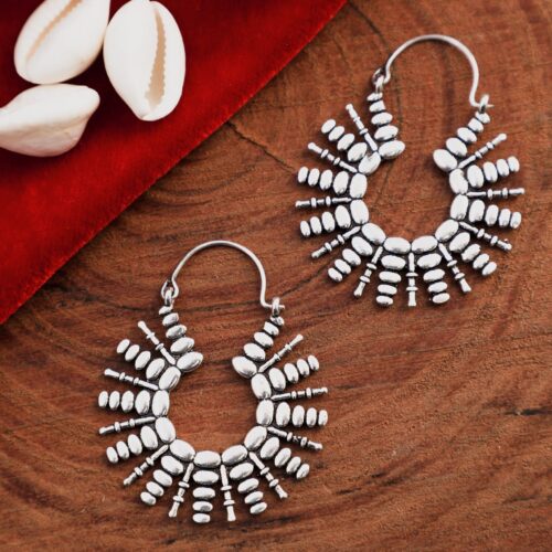 Sun Hoop Earrings