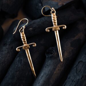 Boucles d’oreilles épée
