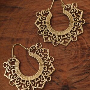 Orecchini tribali in ottone