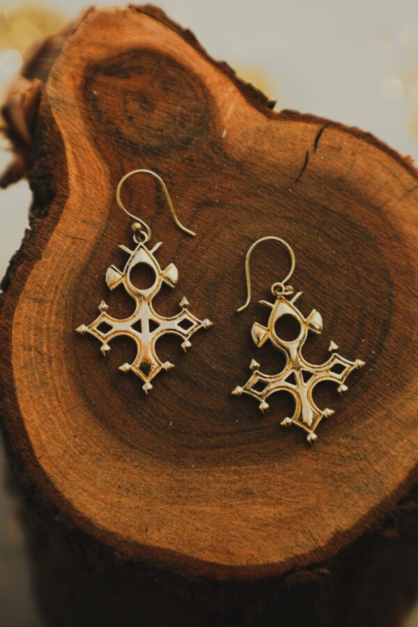 Agadez Kreuz Ohrringe