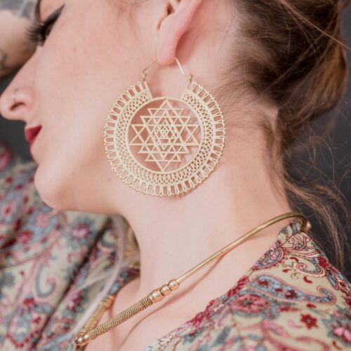 Big Geometric Earrings